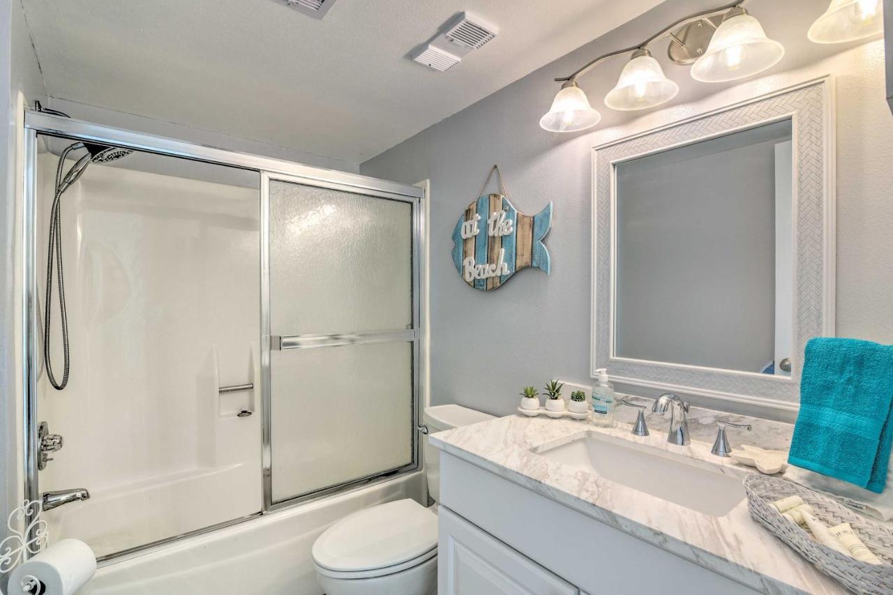 Galveston Oceanfront Condo With Balcony And View! Kültér fotó